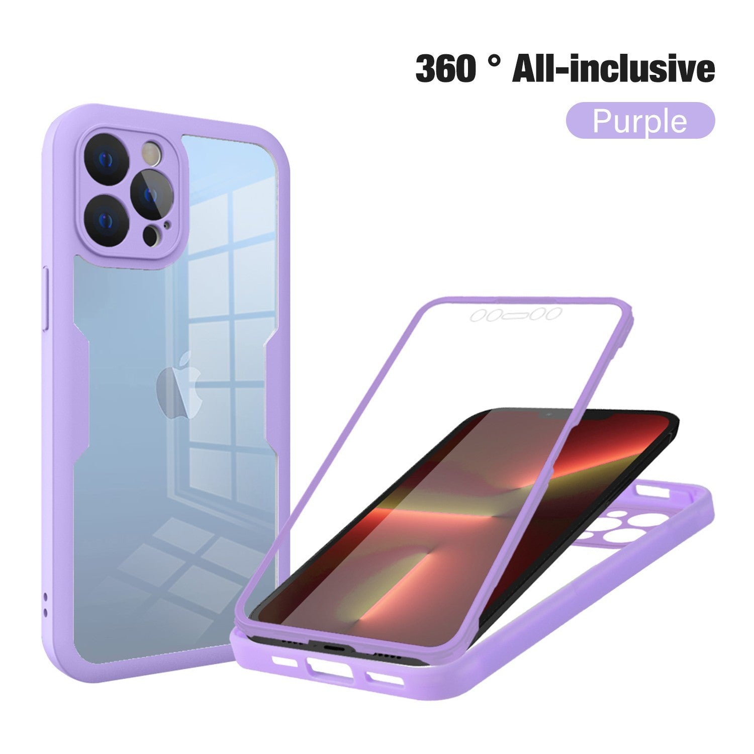 Shockproof 360° Silicone Full Case Cover for Iphone 17 16 15 14 Pro Max 13 12 11