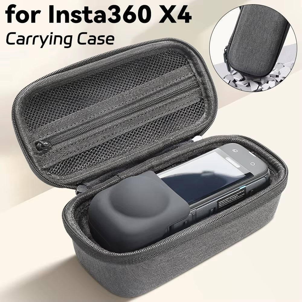 For  X4 Accessories Portable Carrying Case Including Lanyard Small Size Hard Shell Bag Anti-Scratch Portable Storage Bag