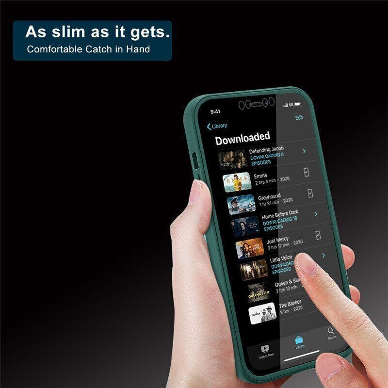 Shockproof 360° Silicone Full Case Cover for Iphone 17 16 15 14 Pro Max 13 12 11