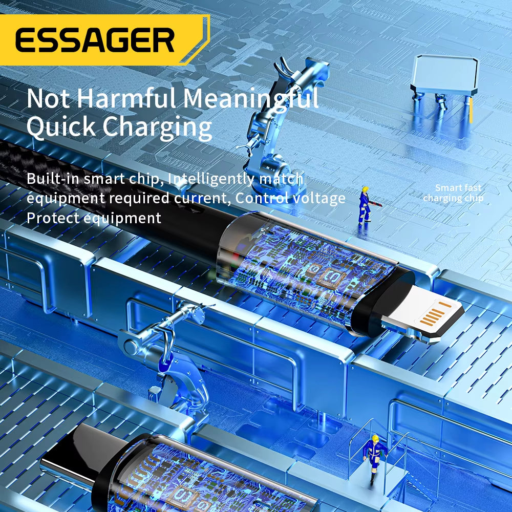 USB C Cable for Iphone 14 13 12 11 Pro Max XS 20W Fast Charging Cable Type C to Lighting Date Wire for Ipad Macbook